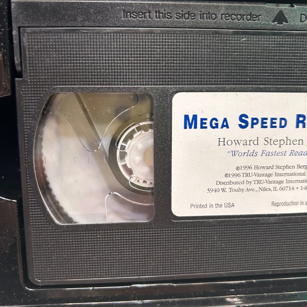 Vintage Mega Speed Reading 4 Hour Program By Howard Stephen Berg & Kevin Trudeau - Picture 8 of 8